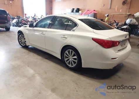 2014 Infiniti Q50 Premium z USA, uszkodzony, nr VIN JN1BV7AP0EM679026